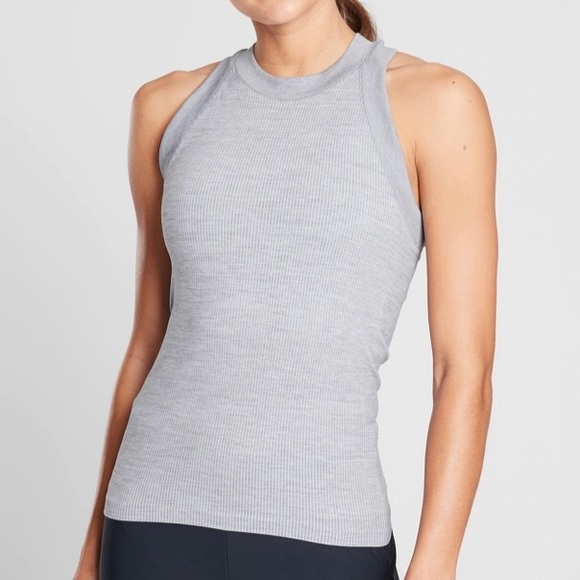 Athleta Tops - NWT Athleta Renew Racerback Tank, Heather Grey